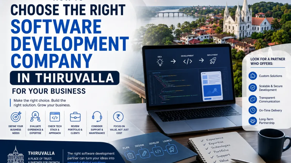 How to Choose the Right Software Development Company in Thiruvalla for Your Business