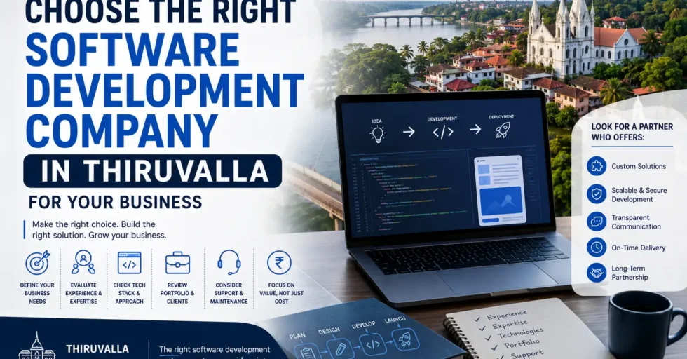How to Choose the Right Software Development Company in Thiruvalla for Your Business
