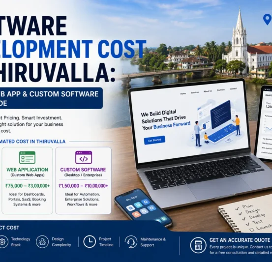 Software Development Cost in Thiruvalla: Website, Web App & Custom Software Pricing Guide
